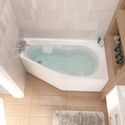 Ванна акриловая 1Marka "DEEP" 150х80 L (01ди1580л)