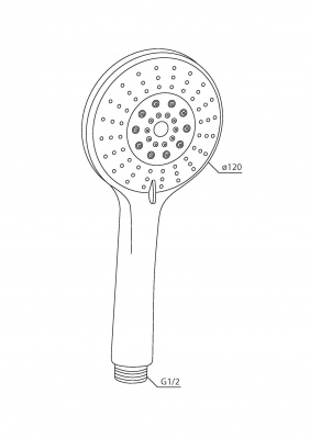 Лейка для душа Damixa Palace One (914100200)