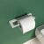 Держатель для туалетной бумаги без крышки, сплав металлов, Slide, белый матовый IDDIS (SLIWT00i43)