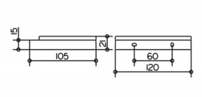 Мыльница Keuco Edition 11 (11155019000)