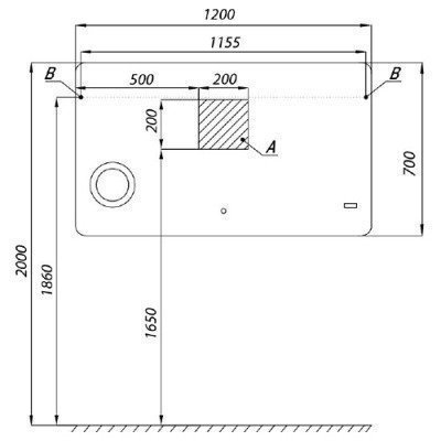 Зеркало AQUATON - Элио 120 (1A194302EO010) Зеркало AQUATON - Элио 120 (1A194302EO010)