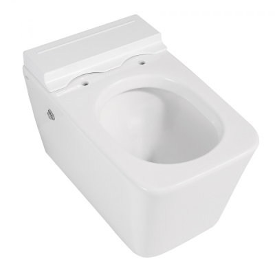 Унитаз ABBER Rechteck подвесной белый с импульсным смывом (AC1202P)