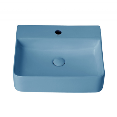 Раковина накладная ABBER Rechteck синяя матовая (AC2203MSB)