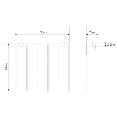 K-311 Держатель для газет (K-311) K-311 Держатель для газет (K-311)