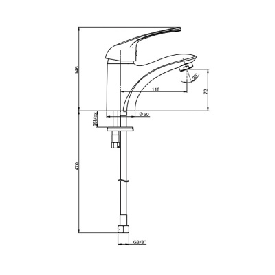 Смеситель для раковины Paini Trento (TRCR205LMKM) Смеситель для раковины Paini Trento (TRCR205LMKM)
