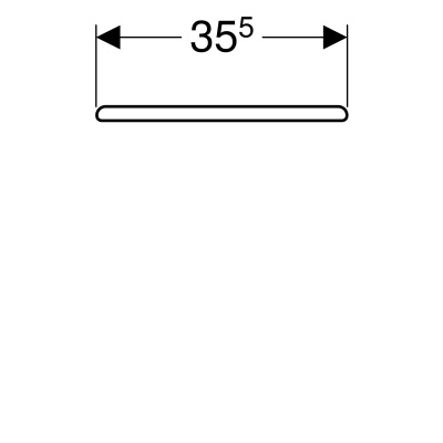 Сиденье для унитаза Geberit 
Renova
 (572165000)