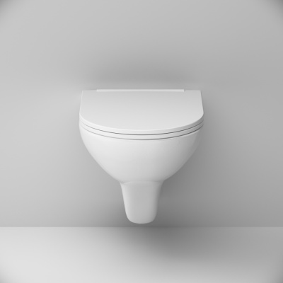 AM.PM Инсталляция с клав Pro L глянц хром с подвесным унитазом Gem FlashClean с сид м/лифт (IS49051.901700)