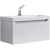 Подвесная тумба Aqwella Verona в цвете белый глянец с одним выдвижным ящиком и полкой, скрытой за фасадом, с умывальником из литьевого мрамора (Ver.01.08/W)