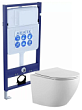 SET AQUATEK ЕВРОПА (рама AQUATEK Standard INS-0000012(без клавиши и крепежа)+унитаз ЕВРОПА AQ1901-00 с тонким сиденьем soft-close (SET AQUATEK ЕВРОПА)