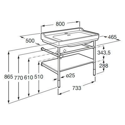 Раковина накладная Roca - Carmen 80 (3270A0000) Раковина накладная Roca - Carmen 80 (3270A0000)
