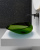 Раковина накладная прозрачная ABBER Kristall зеленая (AT2812Emerald)