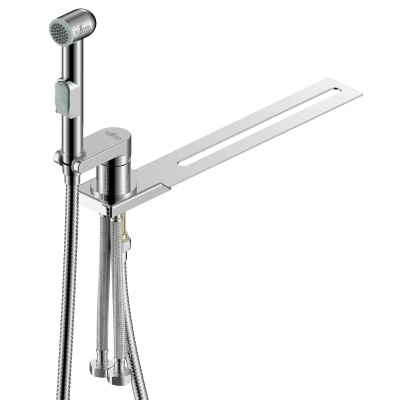 Смеситель Rossinka с гигиеническим душем, с установкой на унитаз (X25-56)