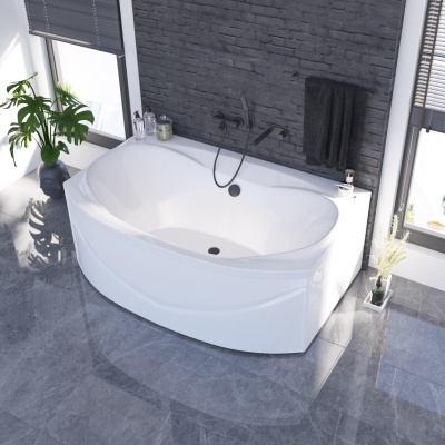 Ванна акриловая 1Marka "SIRAKUSA New" 190*120 (01син1912)