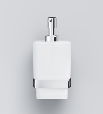 Стеклянный диспенсер для жидкого мыла с настенным держателем AM.PM Gem (A9036900)