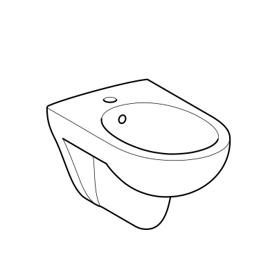 Биде подвесное Geberit 
Renova
 (233040000)