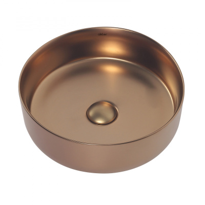 Раковина накладная ABBER Bequem розовое золото матовое (AC2108MRG)