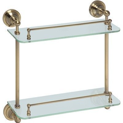 Полка стеклянная Bemeta - Retro - Бронза (144102127)