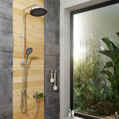 Лейка для душа, хром, SpaHome, IDDIS (SPA3F0Ci18)