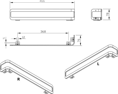 Полотенцедержатель Ravak BALANCE белый (X000001376)