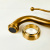 Смеситель для раковины PAINI Duomo без донного клапана, брашированное золото PVD (PJ) (88PJ205)