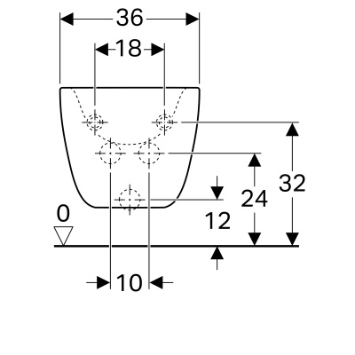 Биде подвесное Geberit 
Citterio
 (500.539.01.1)