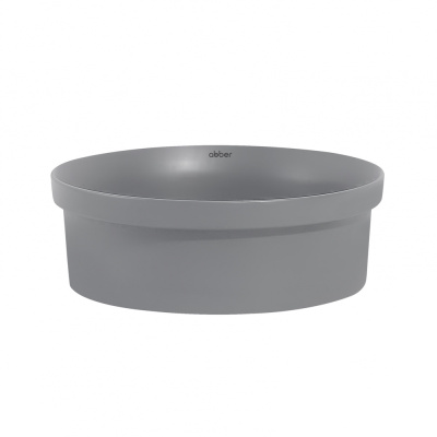 Раковина накладная ABBER Bequem серая матовая (AC2103MG)