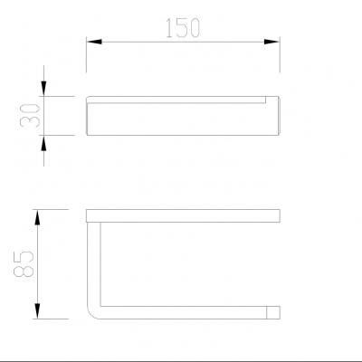 Бумагодержатель ABBER Westen золото матовое (AA1731G)