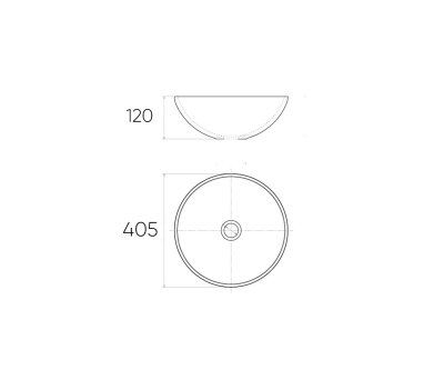 Раковина-чаша Bronze de Luxe Flora 400x400x120 (3008)