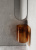 Раковина подвесная прозрачная угловая ABBER Kristall коричневая (AT2705Opal)