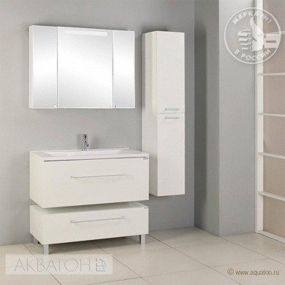 Шкаф зеркальный AQUATON - Мадрид 100 (1A111602MA010)