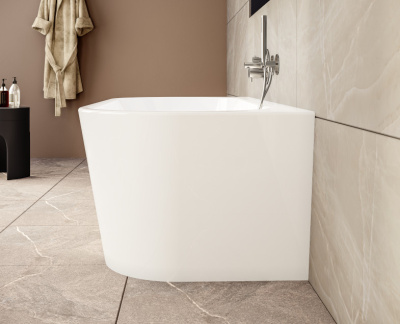 Ванна Vitra Geo 180х80 приставная+ножки+скрытый сифон (65420006000)