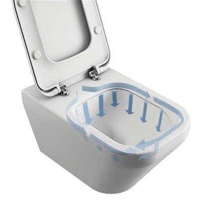 Унитаз подвесной с крышкой Ideal Standard - Tonic II AQUABLADE (K316701)