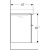 Шкафчик для раковины с двумя выдвижными ящиками Geberit Smyle Square (500.353.00.1)