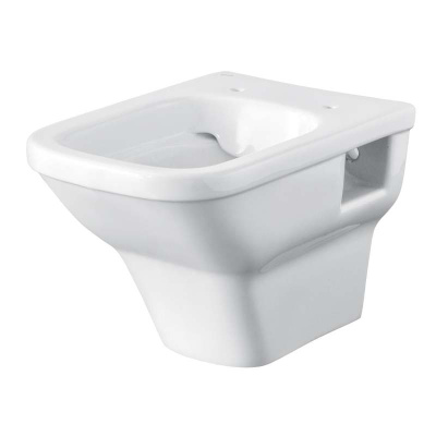 Комплект инсталляции с белой кнопкой Santek ПЭК и подвесным унитазом с крышкой с микролифтом Нео rimless (1.WH50.1.758)