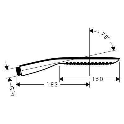 Ручной душ Hansgrohe - PuraVida (28558000)