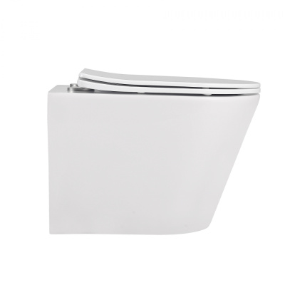 Унитаз ABBER Bequem подвесной белый, безободковый (AC1102)