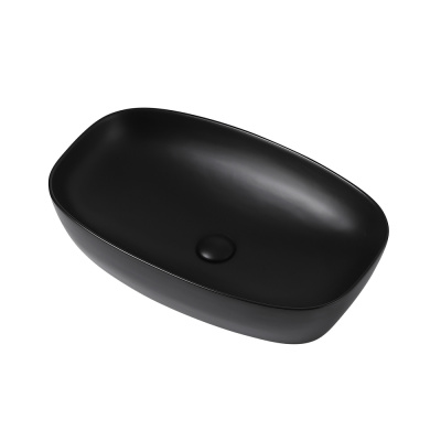 Раковина накладная ABBER Rechteck черная матовая (AC2206MB)