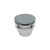 Донный клапан click-clack AXA с керамической крышкой, серый матовый (AF001509)