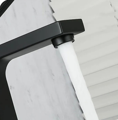 Gappo смеситель для раковины чёрный (G1017-6)