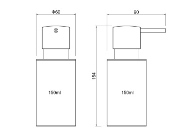Дозатор настольный AQUATEK ОБЕРОН (AQ4229CR)