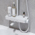 Смеситель для ванны с верхним душем, белый матовый, Shelfy, IDDIS (SHEWTBTi06)
