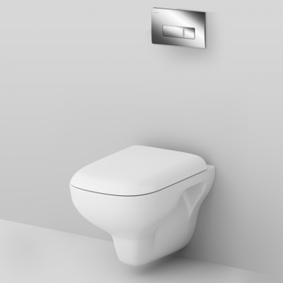 AM.PM Инсталл с клав Pro M глянц хром с подв унит Like FlashClean с сид м/л (IS48051.801700)