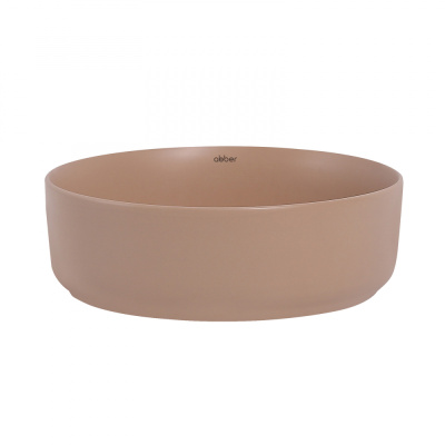 Раковина накладная ABBER Bequem бежевая матовая (AC2108MBB)