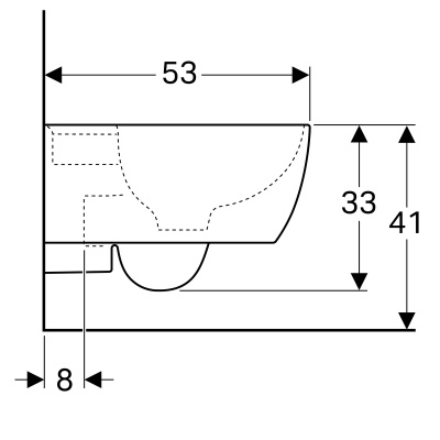 Унитаз подвесной Geberit iCon (204000000)