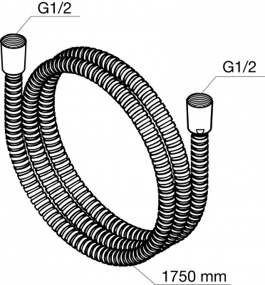 Душевой шланг, 1750 мм AM.PM (F0400264)