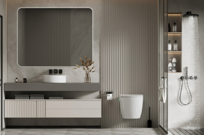 Унитаз ABBER Bequem подвесной белый с импульсным смывом (AC1106P)