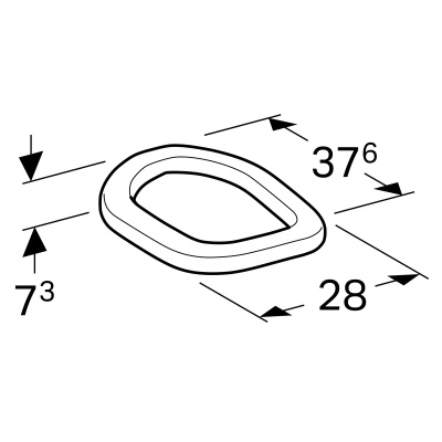 Сиденье для унитаза детское Geberit 
Bambini
 (573338000)