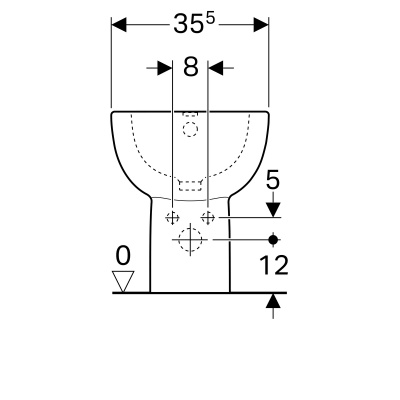 Биде напольное GeberitRenova (233010000)