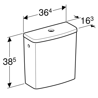 Бачок для унитаза Geberit Renova (227780000) Бачок для унитаза Geberit Renova (227780000)