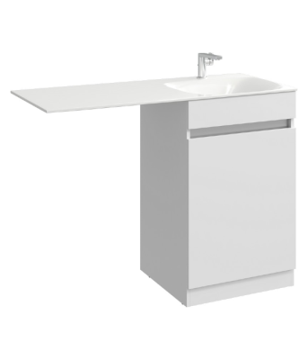 Напольная тумба Aqwella Forma с бельевой корзиной справа и двумя отсеками для хранения хозяйственных принадлежностей c умывальником Forma 115 (FOR0105KR) Напольная тумба Aqwella Forma с бельевой корзиной справа и двумя отсеками для хранения хозяйственных принадлежностей c умывальником Forma 115 (FOR0105KR)